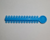 Лигатура эластичная на модуле Hestia голубая (Aqua) 26 колец фото в интернет-магазине орто.стоматорг 