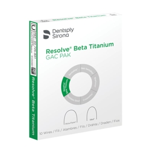 Дуга ретракционная Resolve Beta Titanium с 2-мя петлями 19X25 32 мм фото в интернет-магазине орто.стоматорг 