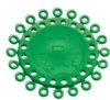 Сепаратор эластичный для резцов 1.5 mm, 1 модуль х 20 колец  зеленый фото в интернет-магазине орто.стоматорг 