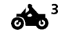 Тяга эластичная 6,4 мм 1/4 F 2,5 оз (71 г), мотоцикл №3, легкая фото в интернет-магазине орто.стоматорг 