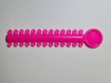 Лигатура эластичная на модуле Hestia розовая (Pink) 26 колец фото в интернет-магазине орто.стоматорг 