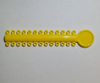 Лигатура эластичная на модуле Hestia желтая (Yellow) 26 колец фото в интернет-магазине орто.стоматорг 